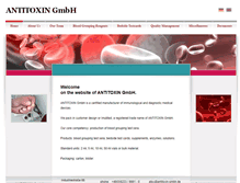 Tablet Screenshot of antitoxin-gmbh.de